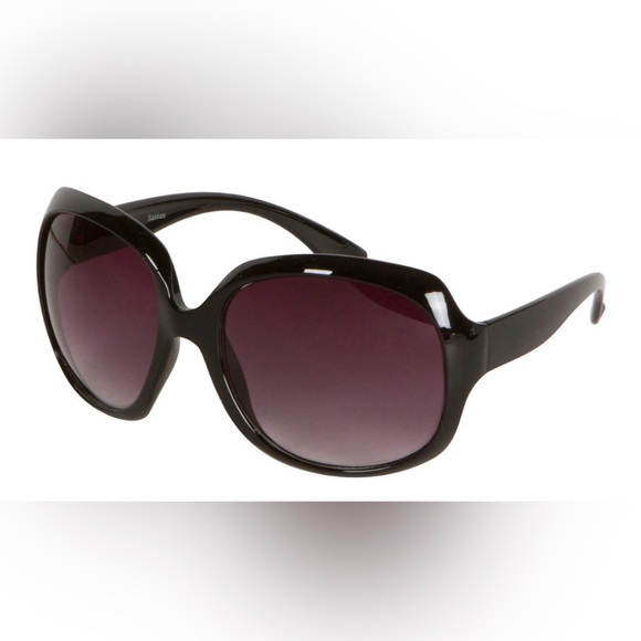 NWT Sakkas Vintage Oversized Frame Fashion Black Polarized Women’s Sunglasses - Picture 1 of 4